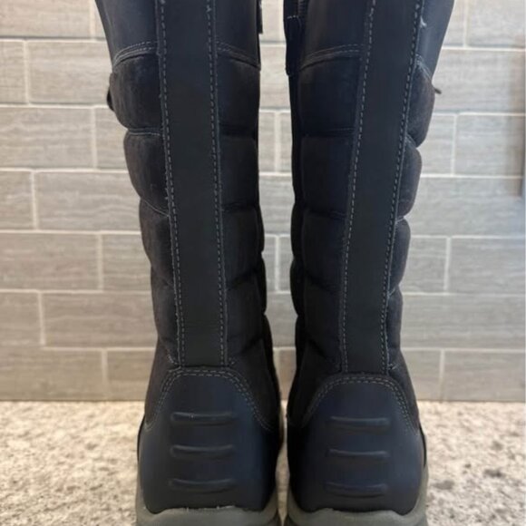 Clark’s‎ Women’s Mid Calf Black Mazlyn Mill Faux Fur Lined Winter Boots-Size 7M - Picture 4 of 10